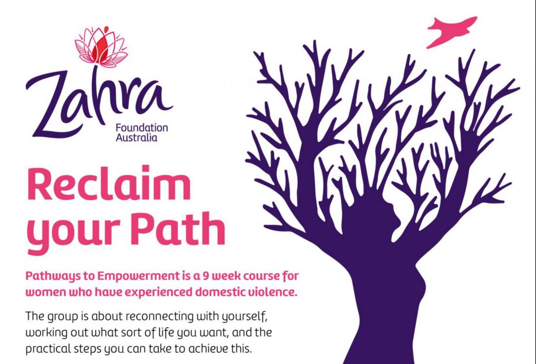 Zahra Foundation Pathways to Empowerment, Term 1 Central Adelaide, begins 4 February 2020