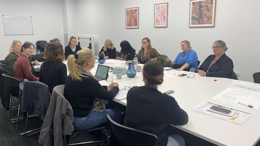 Members at a workshop